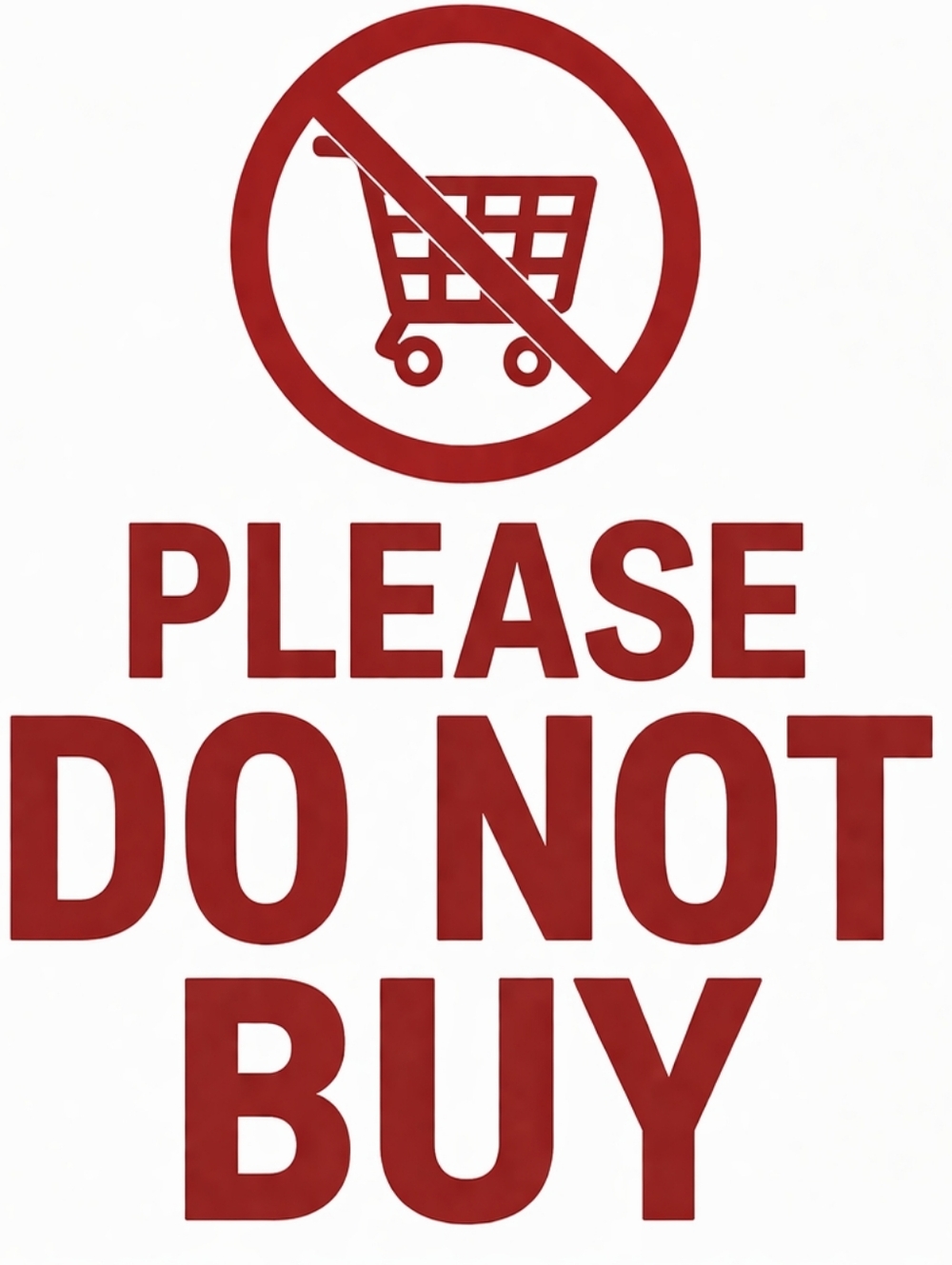 Do Not Buy